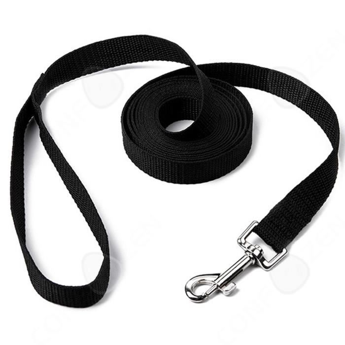 Comparer les prix de CONFO® Laisse de chien en matériau PP noir 3 m * 2 cm élingue  poitrine pour petit chien poitrine  dos réfléchissants pour chien qui