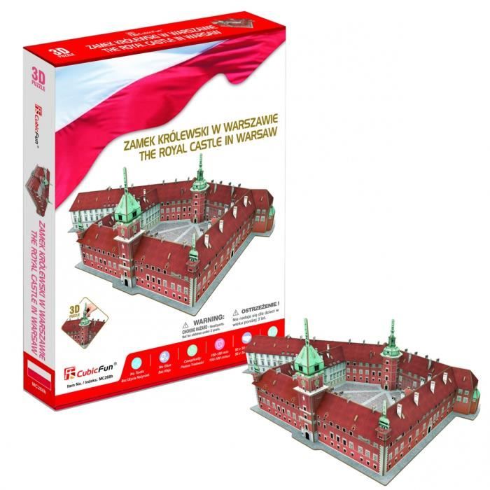 Cubic Fun - 3D Puzzle Krolewski Château Royal de Varsovie Pologne Grand