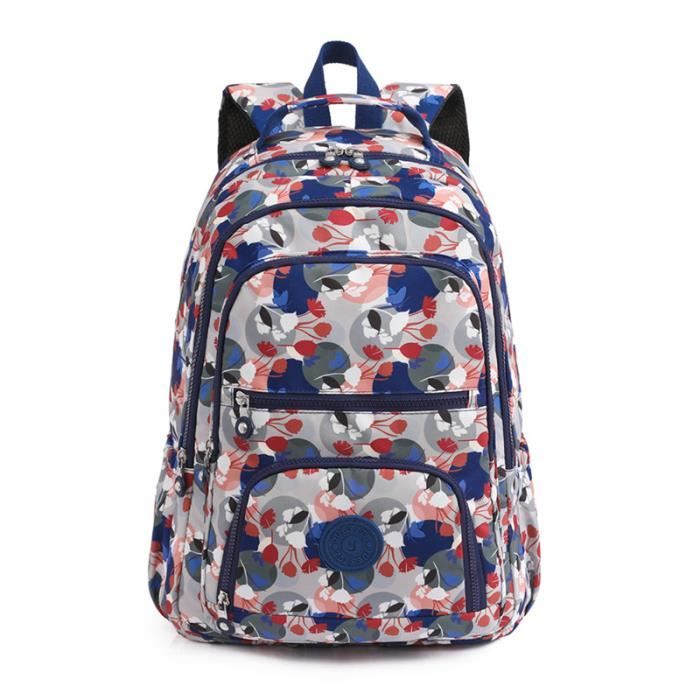 Sac à Dos Scolaire Imperméable Pour Adolescentes - Grand Compartiment Pour Ordinateur 15,6" - Léger, Design Personnalisable