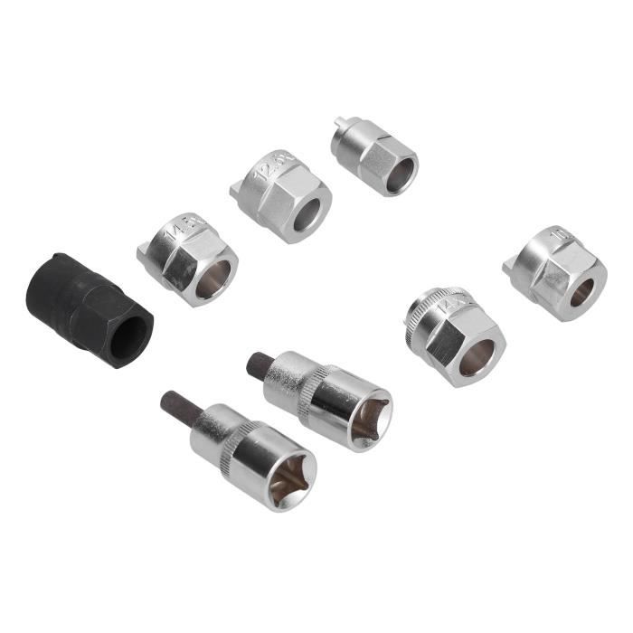 Jeu D'outils Spécial Amortisseurs 18 Pièces - Pour Démontage Paliers à Dôme Et Cônes Ovales, Compatible Porsche BMW VW Etc.