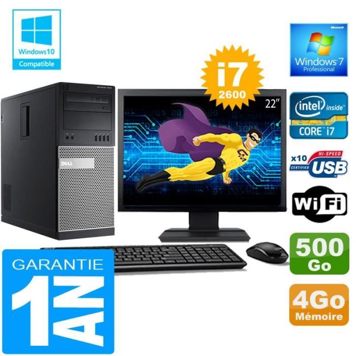 PC Tour - DELL - 7010 - Core i7-2600 - 4Go RAM - 500Go HDD - Windows 7 Pro