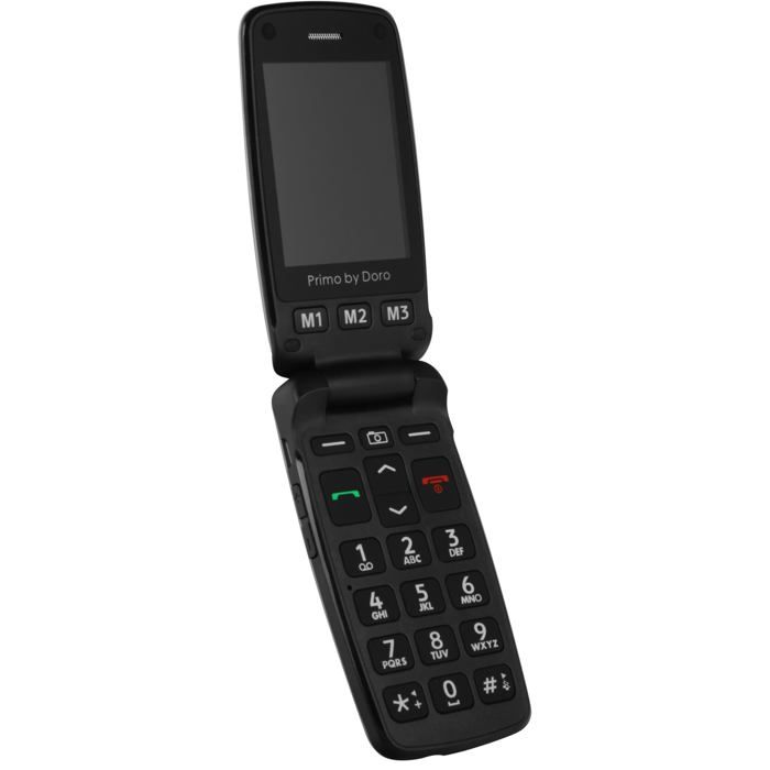 Vente Téléphone portable Doro Primo 406, Clapet, 6,1 cm (2.4"), 0,3 MP, Bluetooth, 1050 mAh, Noir, Argent pas cher Vente Téléphone portable Doro Primo 406, Clapet, 6,1 cm (2.4"), 0,3 MP, Bluetooth, 1050 mAh, Noir, Argent pas cher