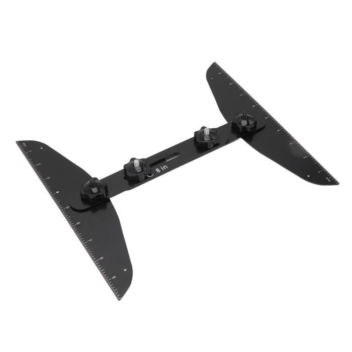 Gabarit Réglable Pour Marches D'escalier - Inox, Réglable De 11,4 à 60,7 Pouces, Comme Neuf