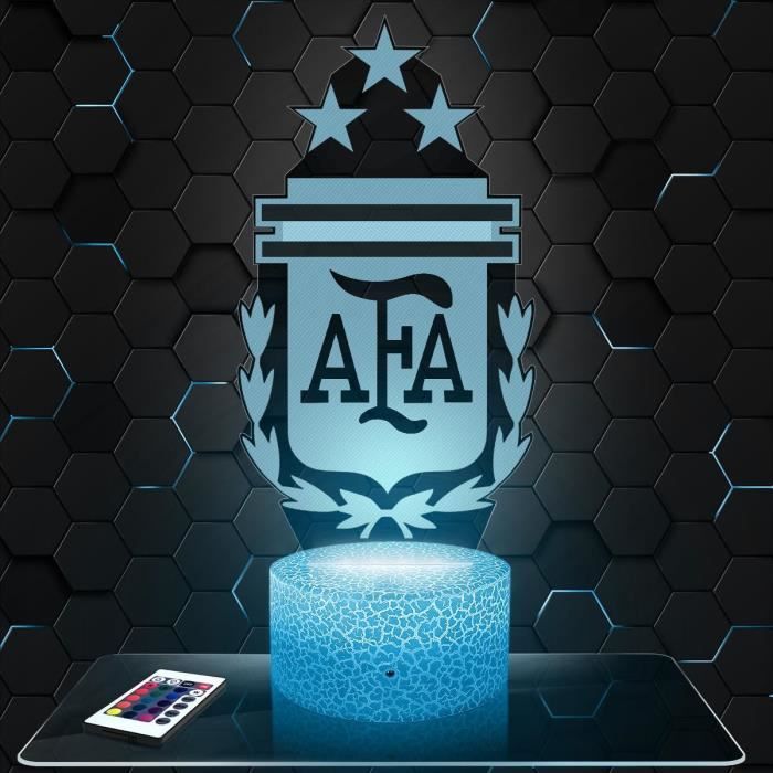 BAYTEC Lampe De Football Personnalisée Pour Enfants, Lampe De Table Pour Garçon, Fils Ou Petit-Fils, Veilleuse LED Pour Anniversaire, Halloween, Noël, Nouvel An, Décoration De Chambre