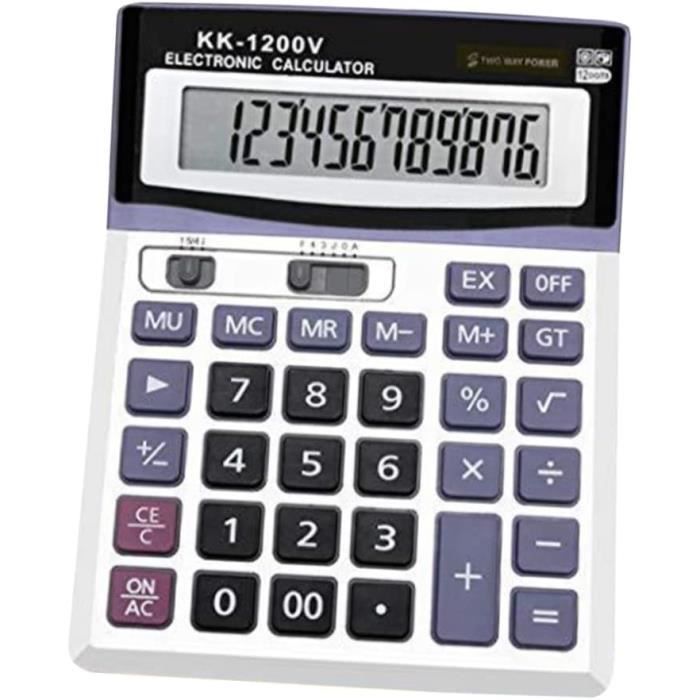Calculatrice Avec écran D'écriture Effaçable - Design Pliable Silencieux | Calculatrice Bureau Et Bloc-notes LCD