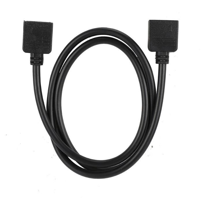 Câble d'extension de ventilateur RVB pour carte mère PC MOD Hub 10