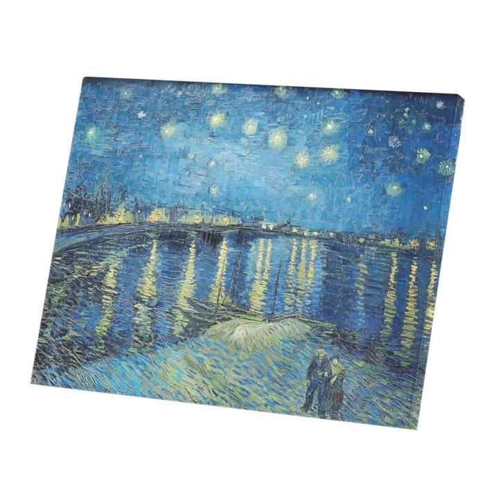 Tableau Mural Goebel - Nuit étoilée Sur Le Rhône Van Gogh - Porcelaine