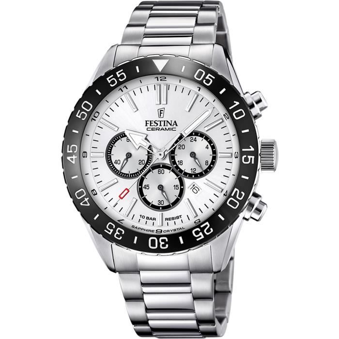 Montre Homme FESTINA CERAMIC en Acier Gris 235169