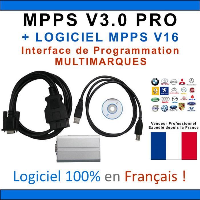 ★ EXCLUSIVITE ★ Interface MPPS V3.0 PROFESSIONNEL + Logiciel MPPS V16 Flash by Mister Diagnostic®