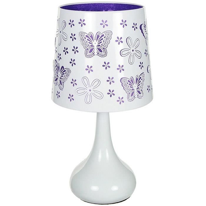 Lampe Tactile S Allume Au Toucher Papillon Achat Vente Lampe Tactile Papillons Metal Cdiscount