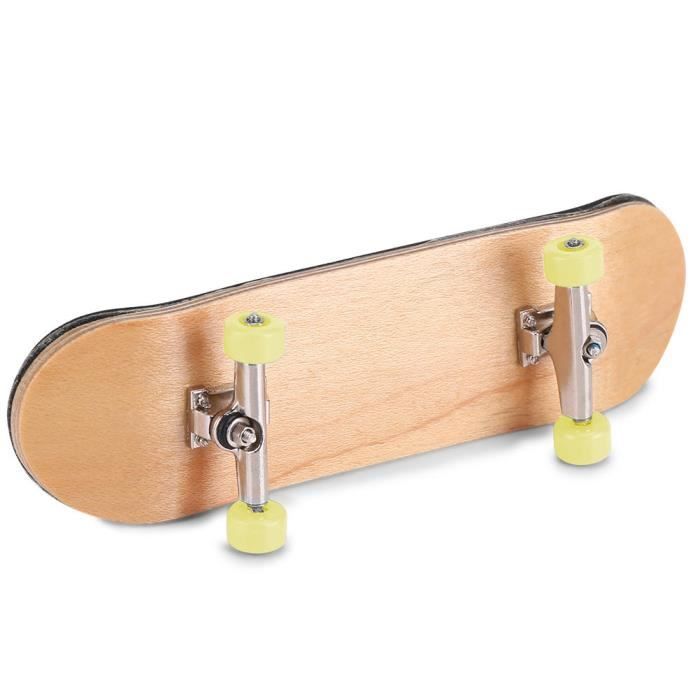 1Pc érable en bois Alliage touche Finger Skateboards avec boîte de réduire de couleur rouge 