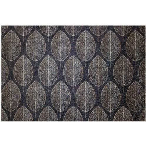 Tapis IDMAT Dallas - 40 x 60 cm - Graphique noir