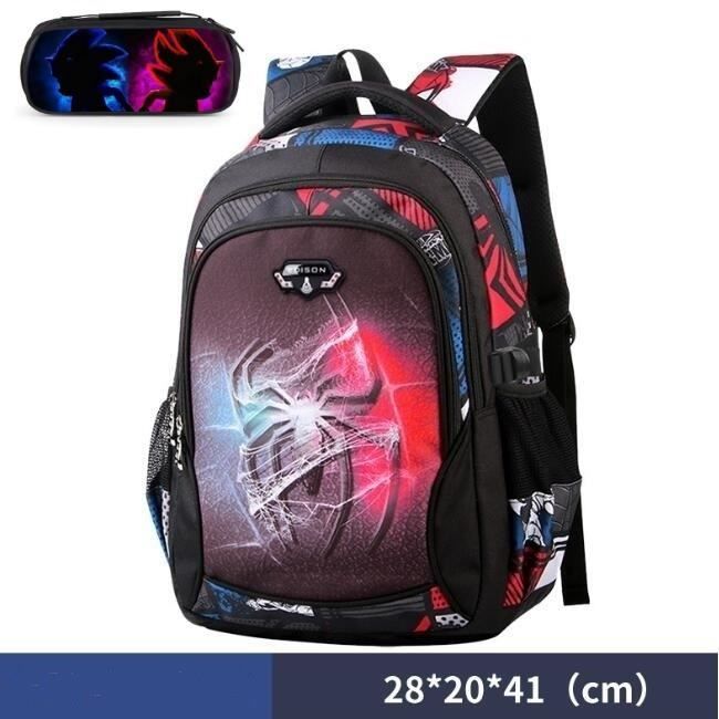 Cartable garçon Sac a Dos Ensemble de Cartables Ado Nylon Imperméable ...