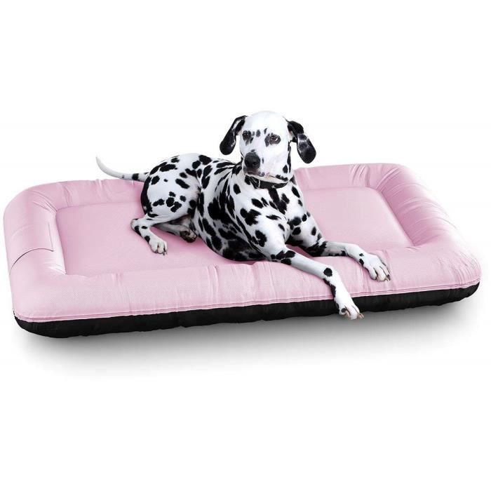 Meilleurs prix pour Knuffelwuff  Lucky Color Edition In et Outdoor, Panier, Lit, Coussin, Corbeille, Tapis pour chien imperméable, rose XXL 120 x 85cm
