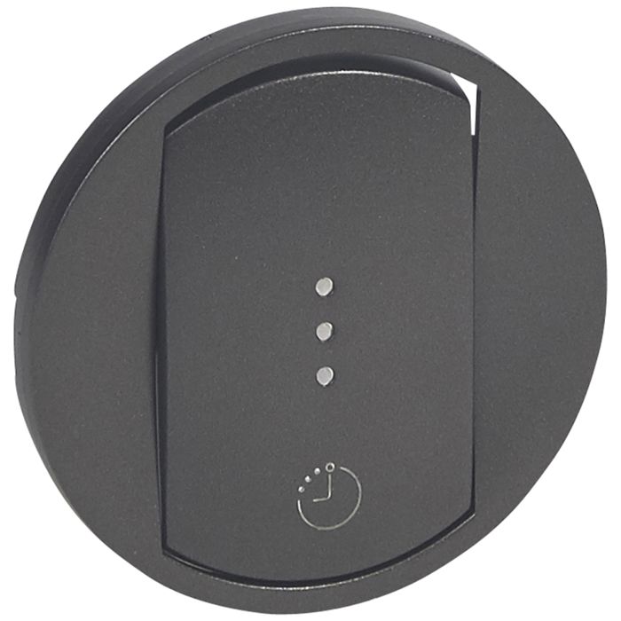 ENJOLIVEUR INTERRUPTEUR TEMPORISE GRAPHITE Legrand