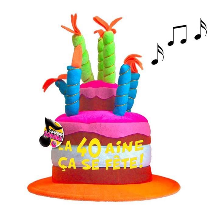 Chapeau D Anniversaire Musical 40 Ans Multicolore Q5468 Cdiscount Jeux Jouets Chapeau D Anniversaire Musical 40 Ans Multicolore Q5468 Cdiscount Jeux Jouets