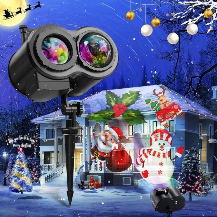 PROJECTEUR LASER EXTERIEUR NOEL adaptées à la décoration de paysage de fête  de Noël à thème - Cdiscount Maison