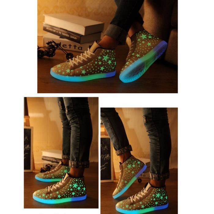 basket lumineuse homme