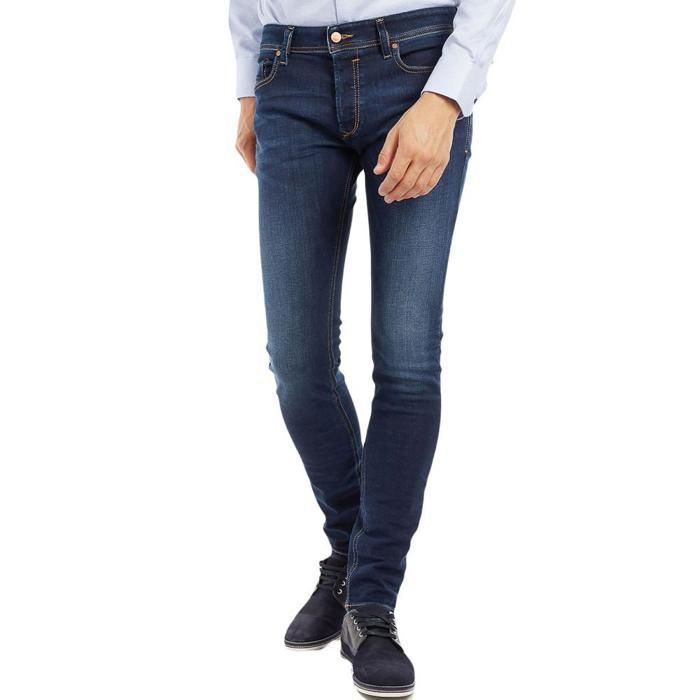jeans diesel 00s7v sleenker bleu