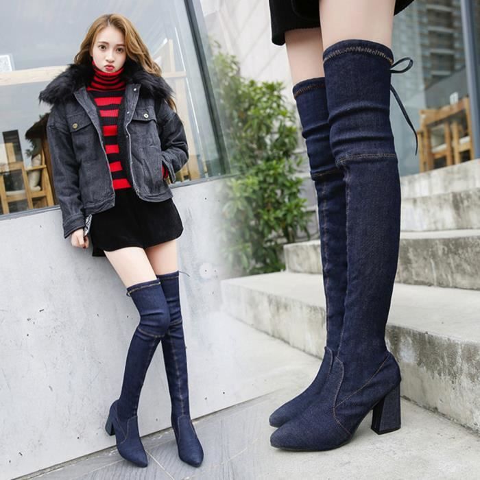 bottes hautes a talon