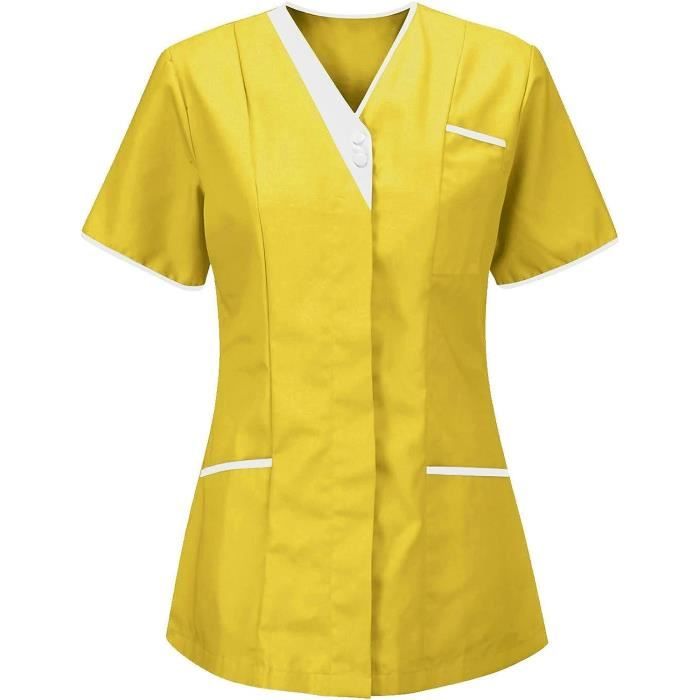 CHEMISE - CHEMISETTE 2023 Blouse Médicale Femme,Blouse de Travail