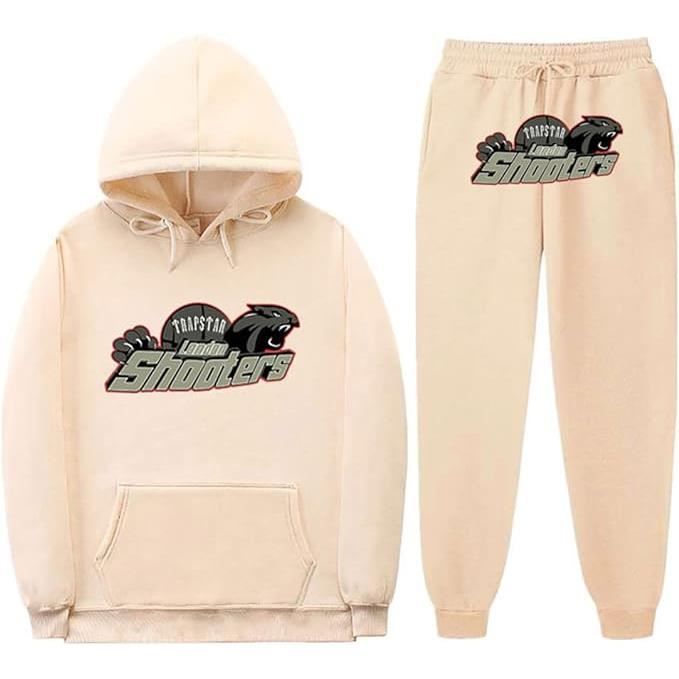 Survêtement Baggy Homme En Coton - Couleur Unie - Sweat à Capuche + Pantalon Jogging - Style Y2k Streetwear - Idéal Pour Le Sport Ou Le Look Hip-hop Décontracté