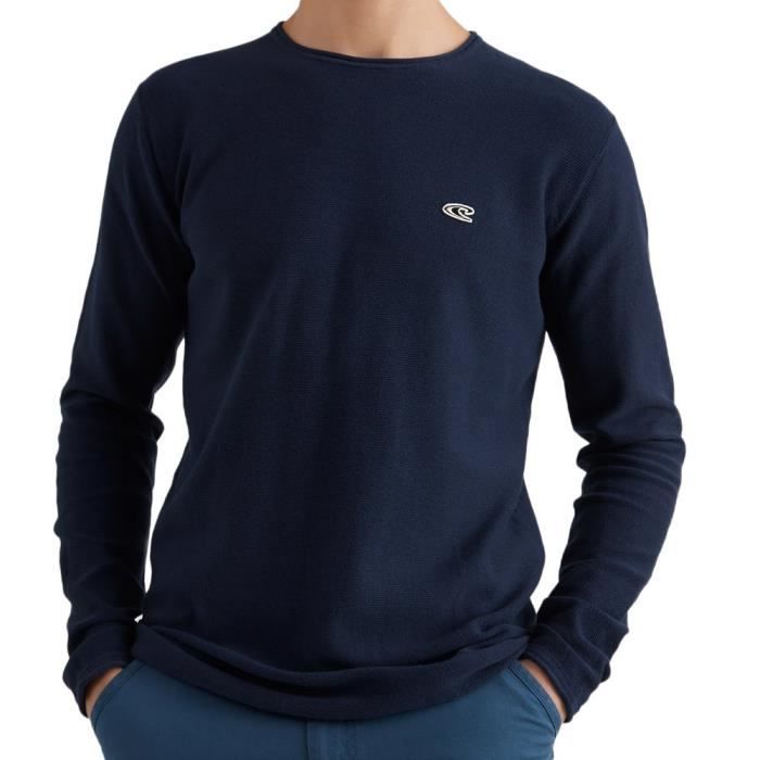 Pull Col V Jack Wills Marine - Taille S, Coton, Motif Câble, Neuf Avec étiquettes, Pour Homme