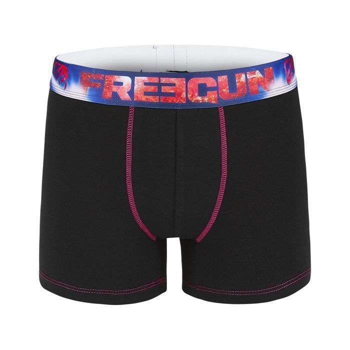 FREEGUN Boxer Homme Coton Calecon Homme Anti irritation Stretch Noir Cdiscount Pret a Porter