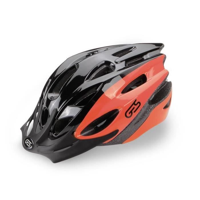 Casque VTT GES Rocket - noir/orange - Homme - Adulte