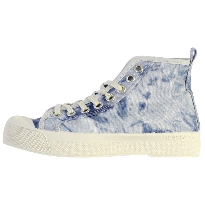 Bensimon Basket à lacet Bensimon Stella Tie Dye - Indigo