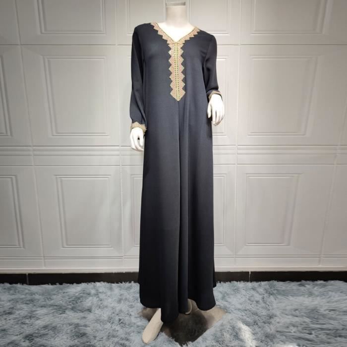 Ramadan Eid Abaya duba turquie Musulman longue Robe Islam