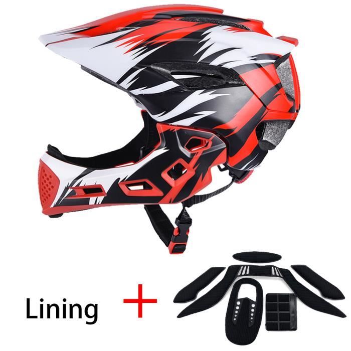 Ronyme Casque Vélo Enfants Intégral - Design Élégant Pour VTT, Vélo Route, Skateboard - Garçons Et Filles
