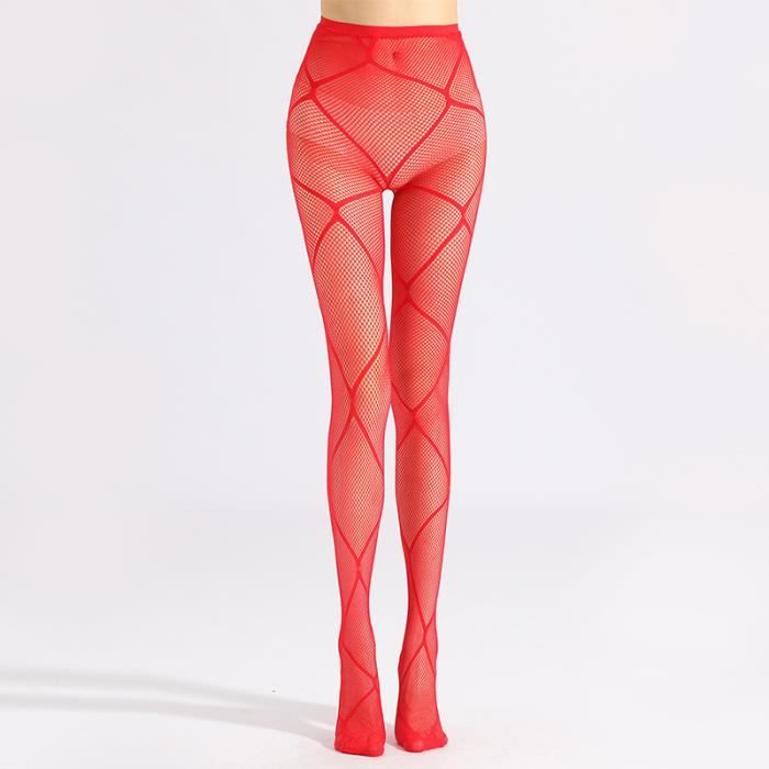 Collants Résille Cuissardes à Bretelles Pour Femme - Neufs Avec étiquettes