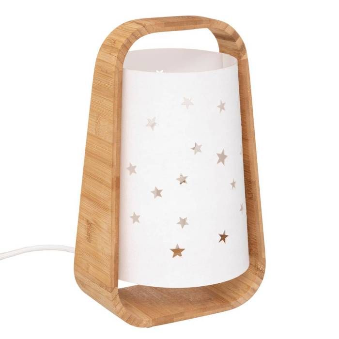 Lampe à poser étoiles H.28cm bambou - Atmosphera Créateur dintérieur Lampe à poser étoiles H.28cm bambou - Atmosphera Créateur dintérieur