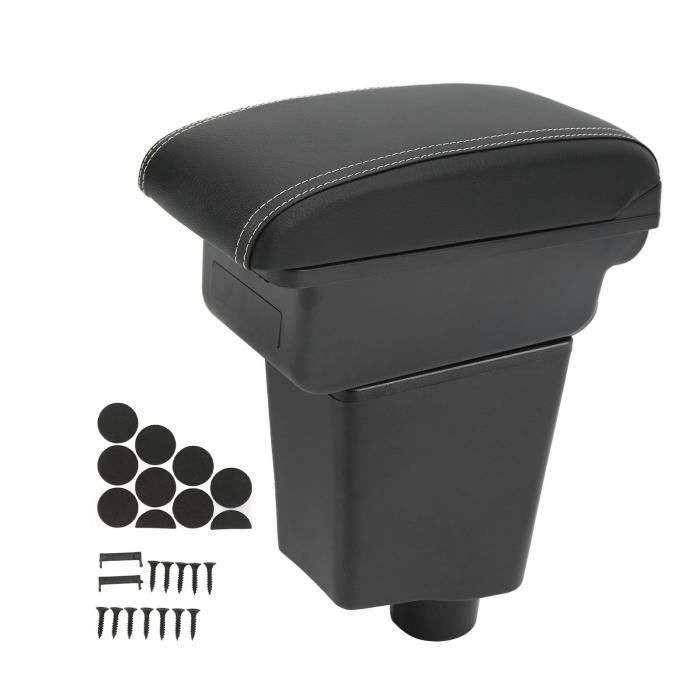 Garnitures Couvercle Accoudoir Console Centrale Pour Volvo XC60 2009-2017 - 2 Pièces Acier Inox
