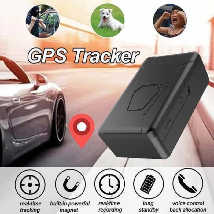 Traceur Véhicule en Temps Réel Localisateur GPS/GSM/Traceur Antivol Voiture Moto Vélo-avec fonction WiFi