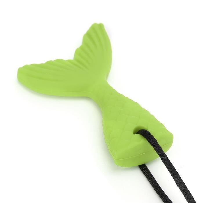 SALALIS Bâton De Dentition En Silicone À Mâcher Collier Pendentif Forme