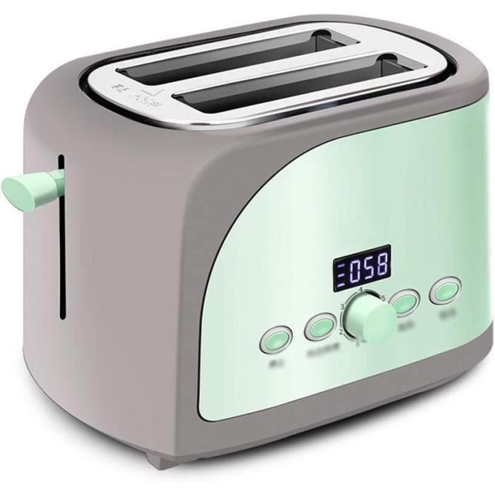 Grille-pain électrique horizontal, 600W, Gris