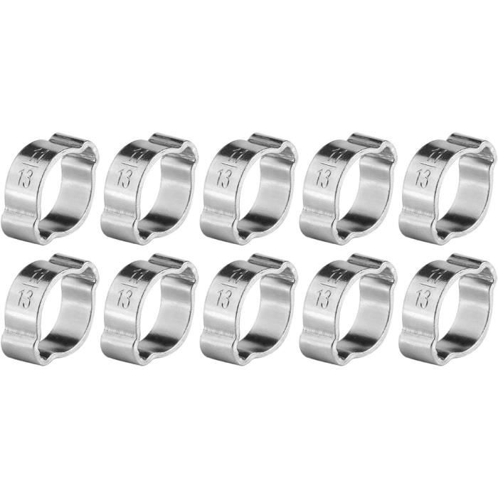 Collier De Serrage à 2 Oreilles SERFLEX Zingué - Plage De Serrage 15-18 Mm - Pour Fixation De Tuyaux - Neuf