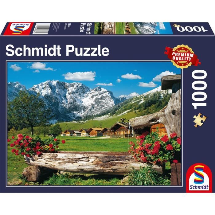 Puzzle 1000 Pieces Paysage De Montagne Idyllique Aille Unique