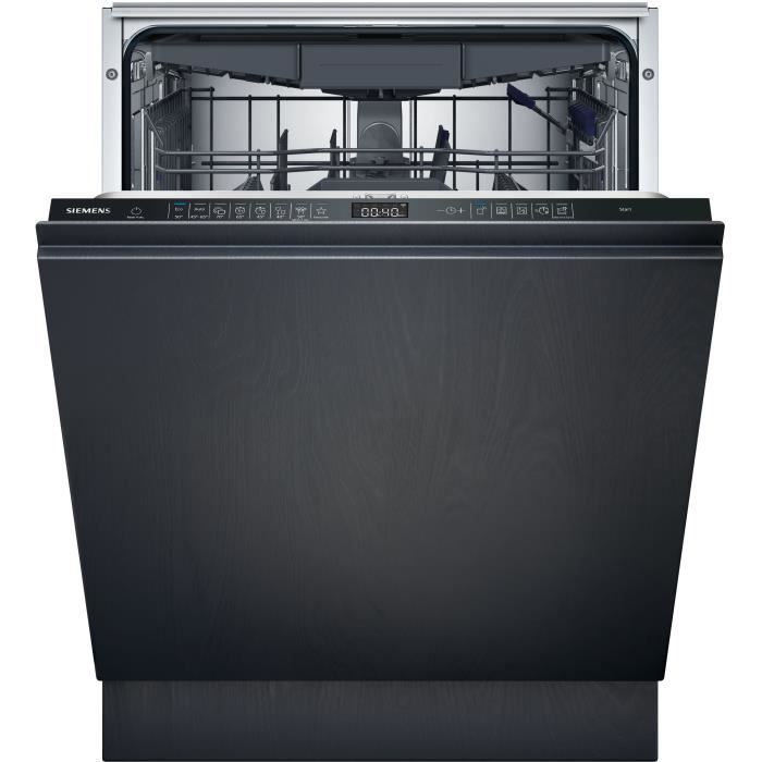 Lave-vaisselle tout intégrable SIEMENS SN95EX11CE iQ500 - 14 couverts - Induction - L60cm - 42dB - Classe B - Acier/Inox