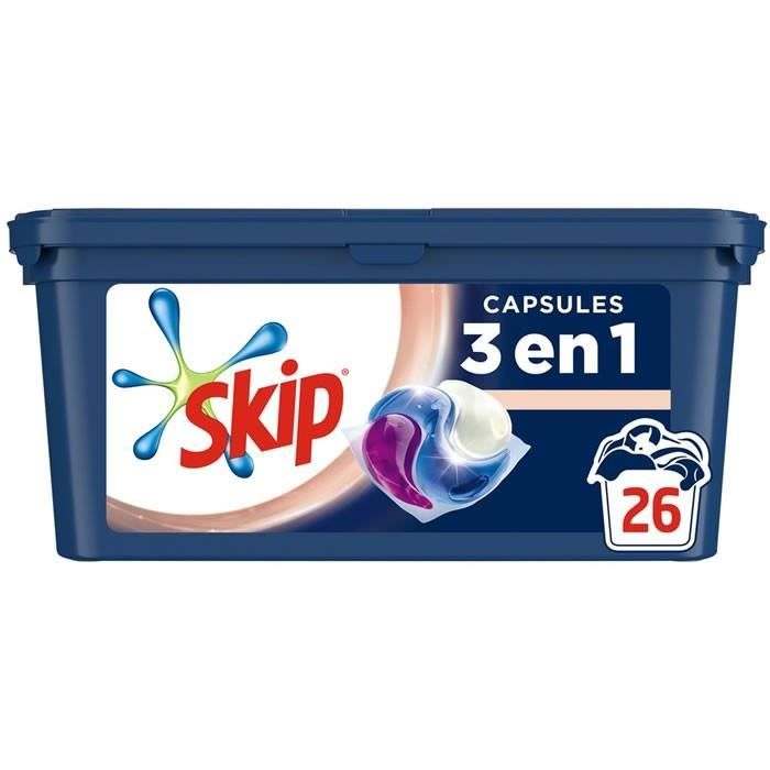 Promo Lessive Capsules Skip chez E.Leclerc