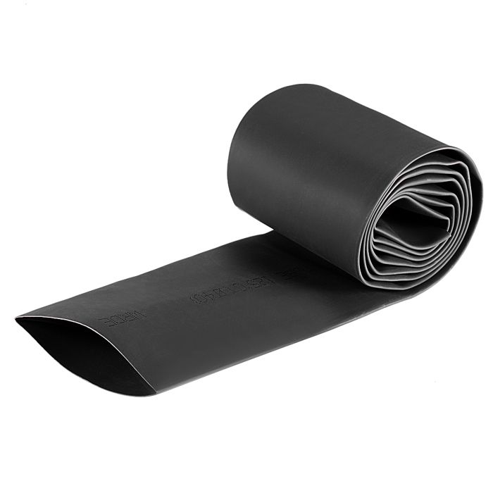 Gaine Thermorétractable Pour Poignée Canne à Pêche - Diamètre 30mm, Largeur Plat 49mm, Longueur 0.5m, Rapport 2:1, Vert