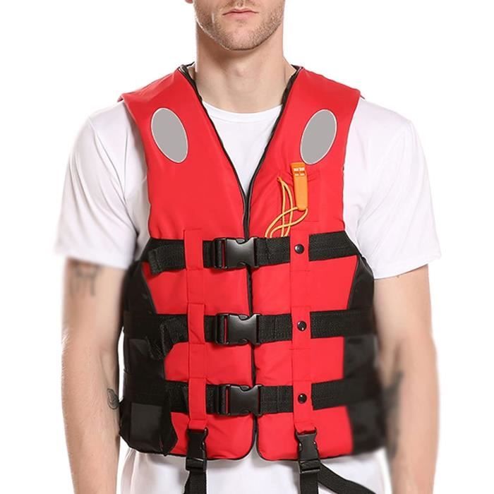 Gilet De Sauvetage Pêche JARUSITE – Multi Poches, Flottabilité Professionnelle
