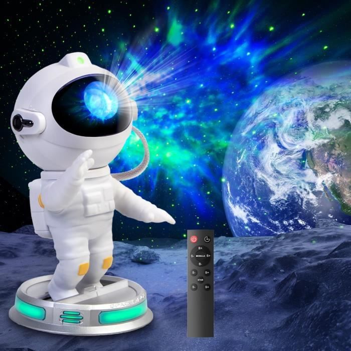 Astronaute Galaxy Projecteur, Veilleuse Étoile LED Plafond Éclairé | TV