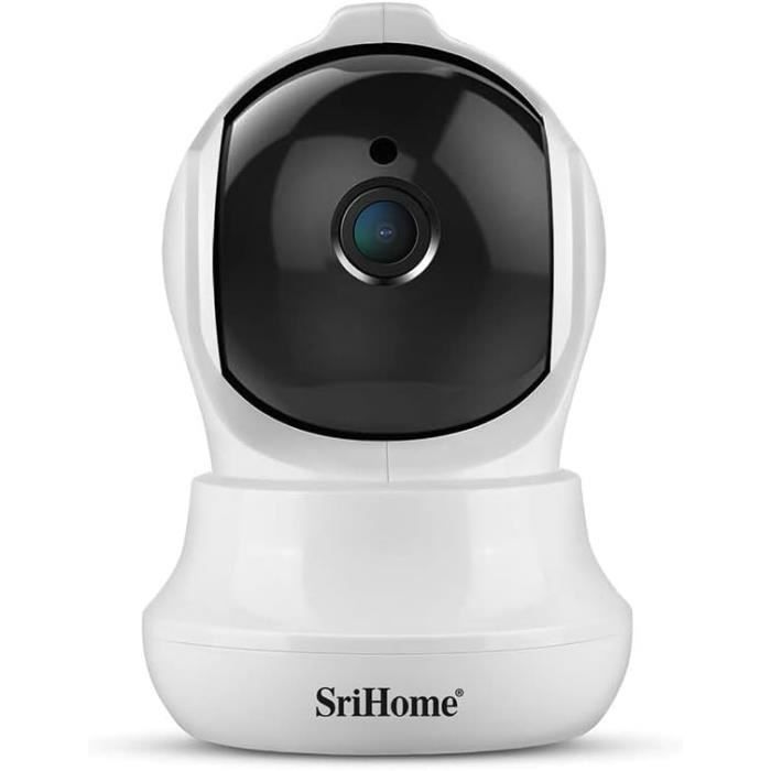 Caméra de sécurité sans fil 1080P WiFi l Intérieur et extérieur l Contrôle de la maison intelligente avec l'application.