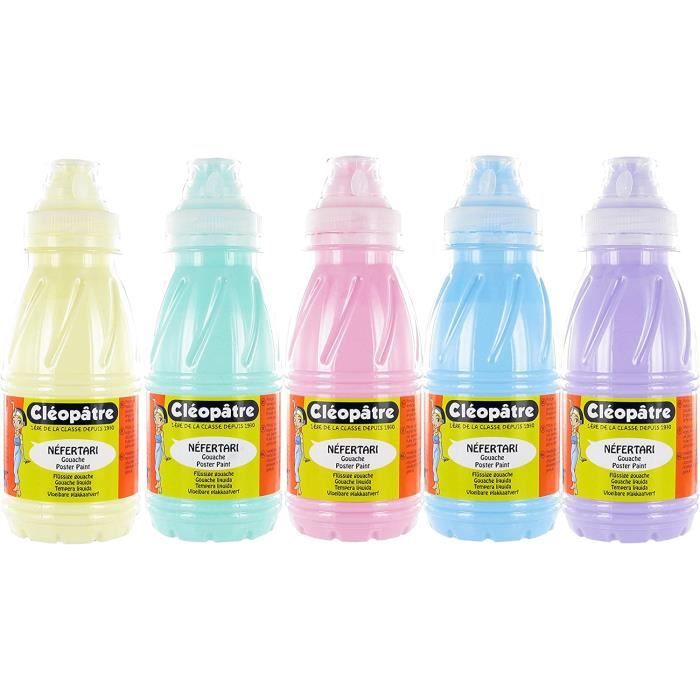 Pintura Gouache Nefertari Baby 1L | Azul Ultramar | Lavable Y Miscible | Hecha En Francia | Desde 3 Años