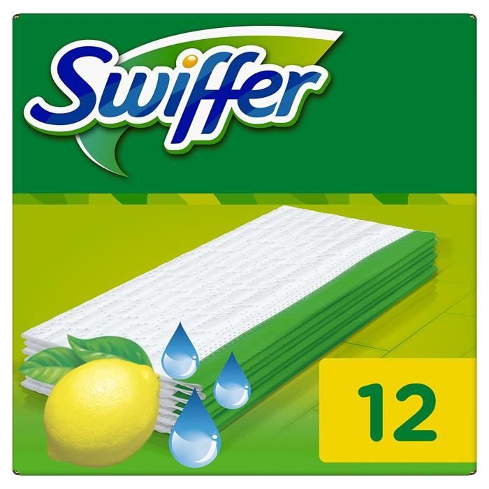 Lingettes humides swiffer x12 - Cdiscount Maison