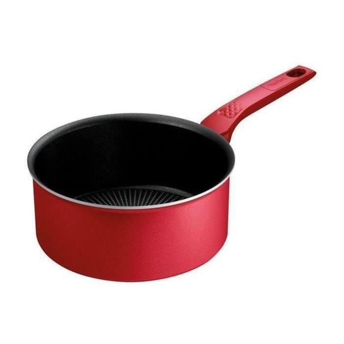 TEFAL - Casserole - 20 cm - capacité 2.8 L - rouge - Daily Expert