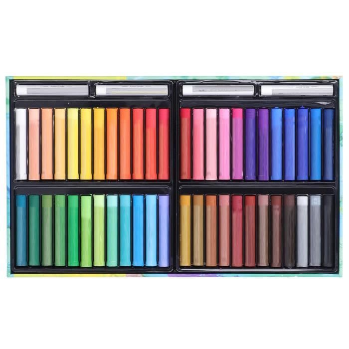 TMISHION Ensemble de pastels à l'huile 52pcs Ensemble de Pastels à